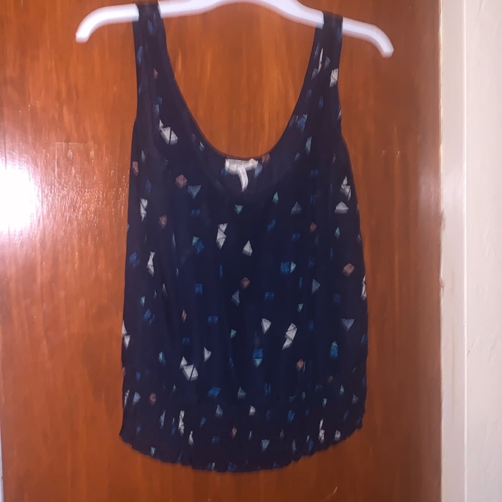 Kirra sheer tank top womens S blouse